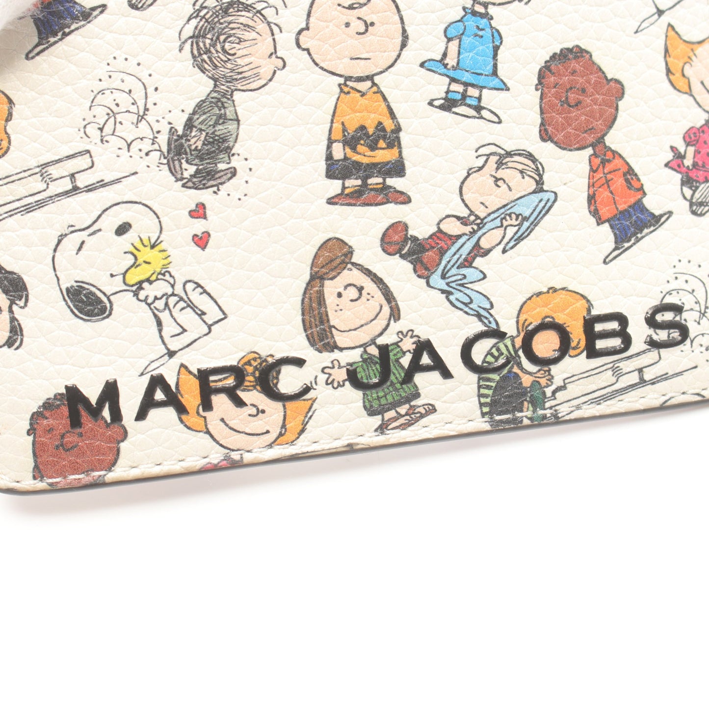 MARC JACOBS × PEANUTS カードケース コインケース レザー アイボリー マークジェイコブス 財布・小物 MARC JACOBS