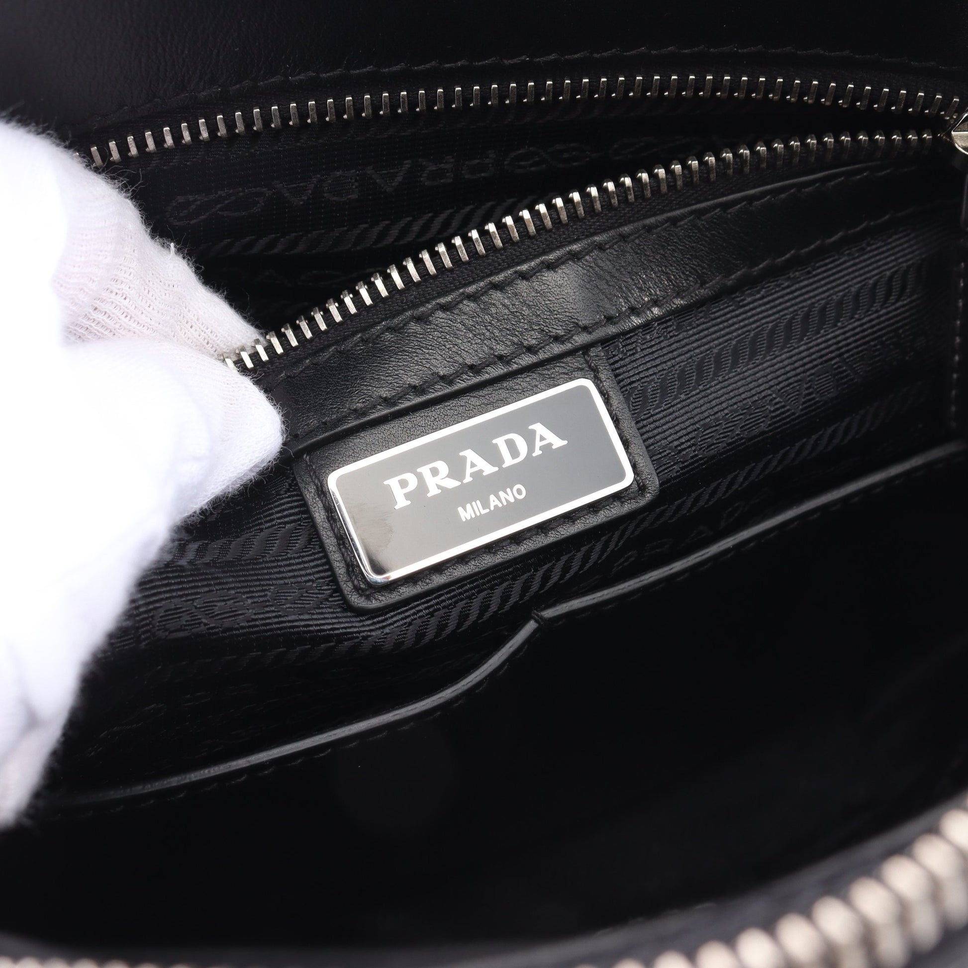 SAFFIANO CUIR ショルダーバッグ サフィアーノレザー ブラック プラダ バッグ PRADA