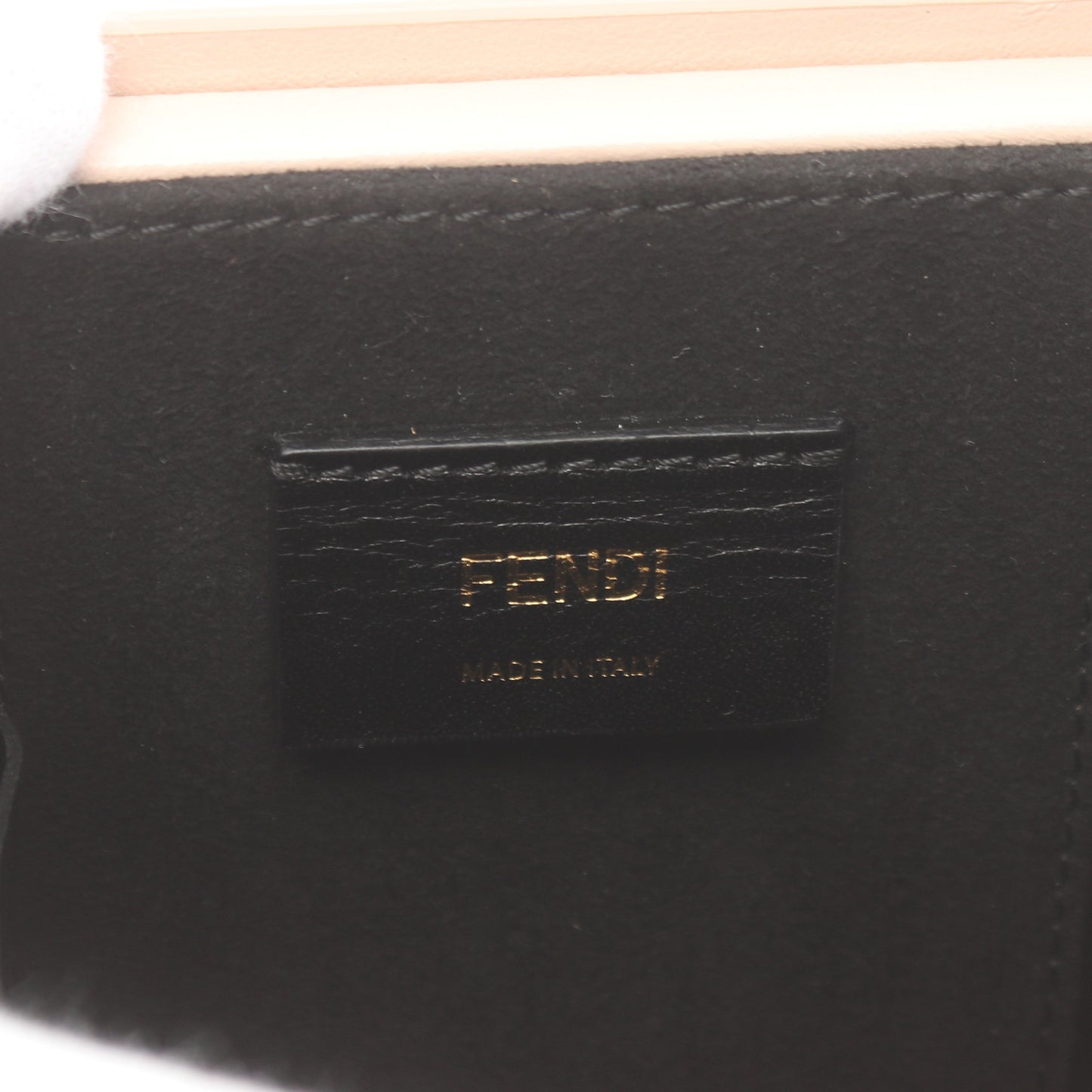 ボックス ショルダーバッグ レザー ライトピンク フェンディ バッグ FENDI