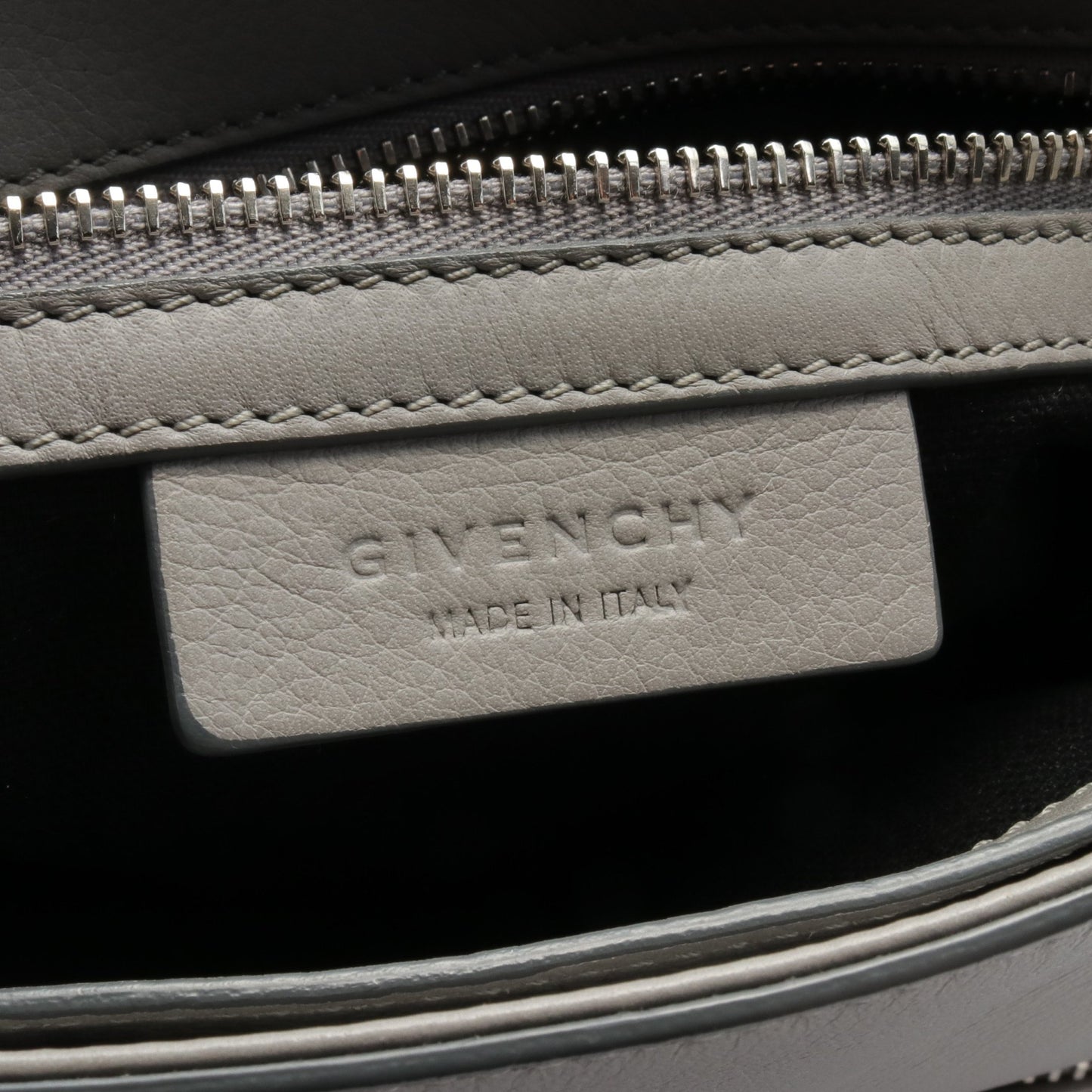 パンドラ ピュア スモール ハンドバッグ レザー グレー 2WAY ジバンシィ バッグ GIVENCHY