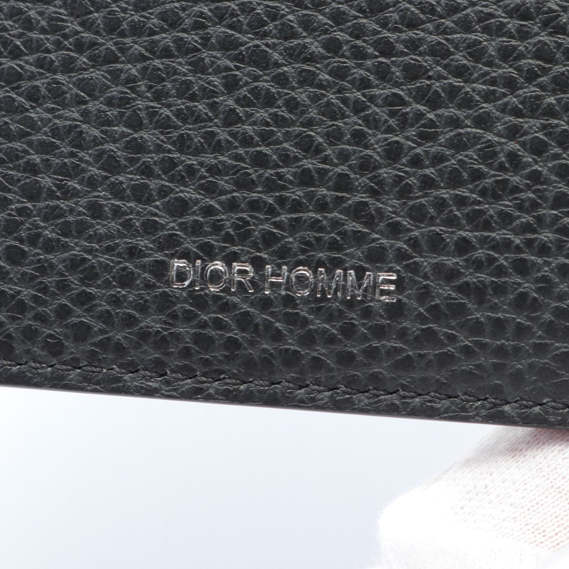 パスポートケース 手帳カバー レザー ブラック ディオールオム 財布・小物 Dior HOMME