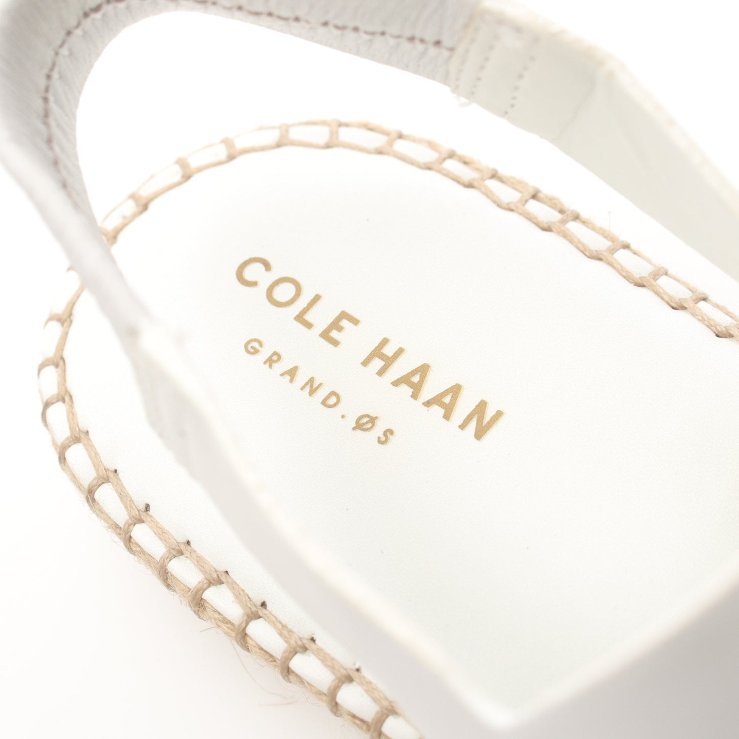 クラウドフィール サンダル レザー ホワイト エスパドリーユ コールハーン シューズ Cole Haan