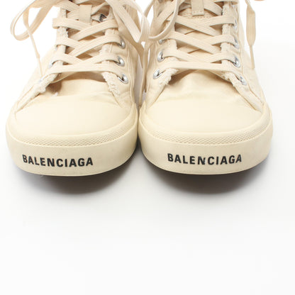 ハイカットスニーカー キャンバス アイボリー ダメージ加工 バレンシアガ シューズ BALENCIAGA