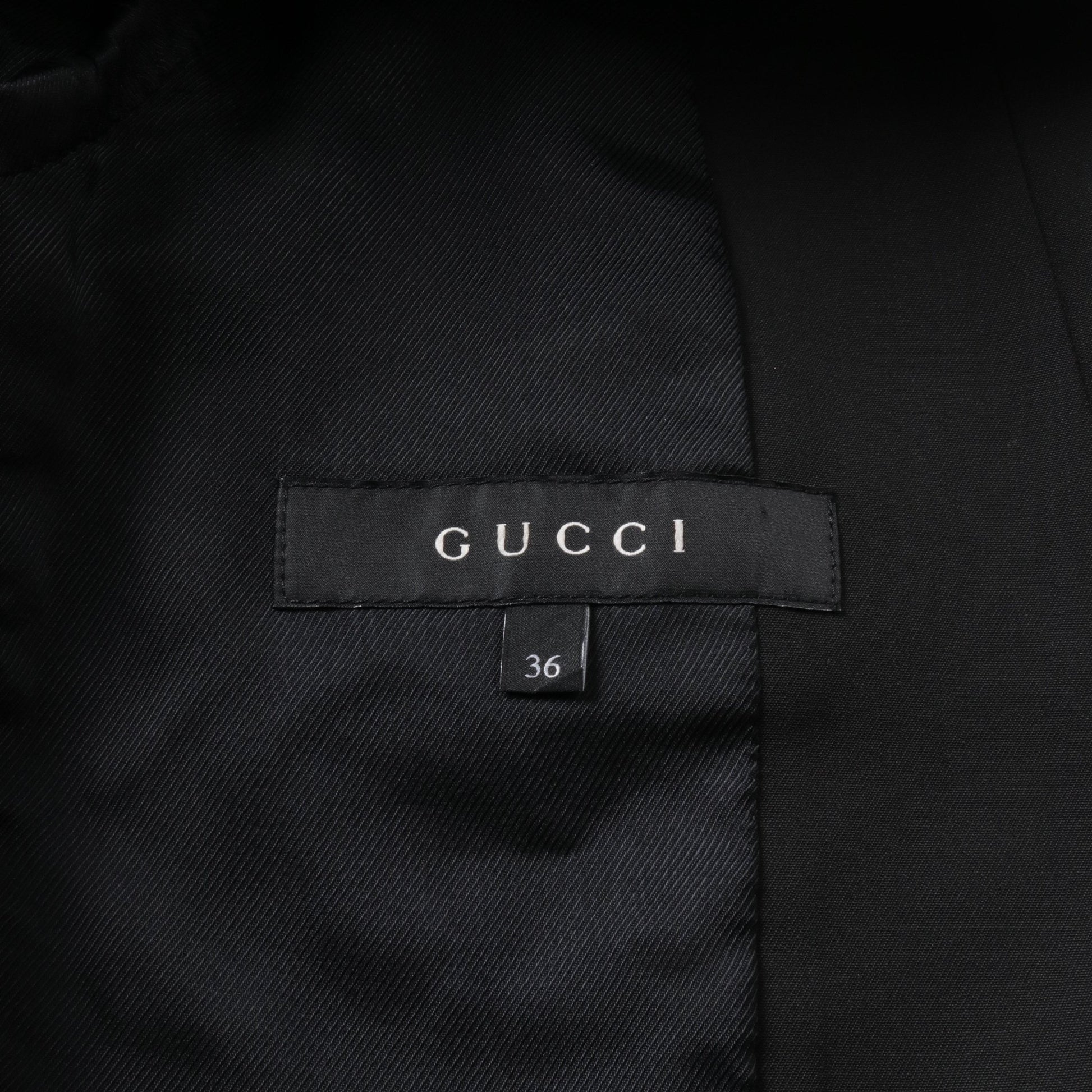 スーツ ウール ブラック グッチ スーツ GUCCI