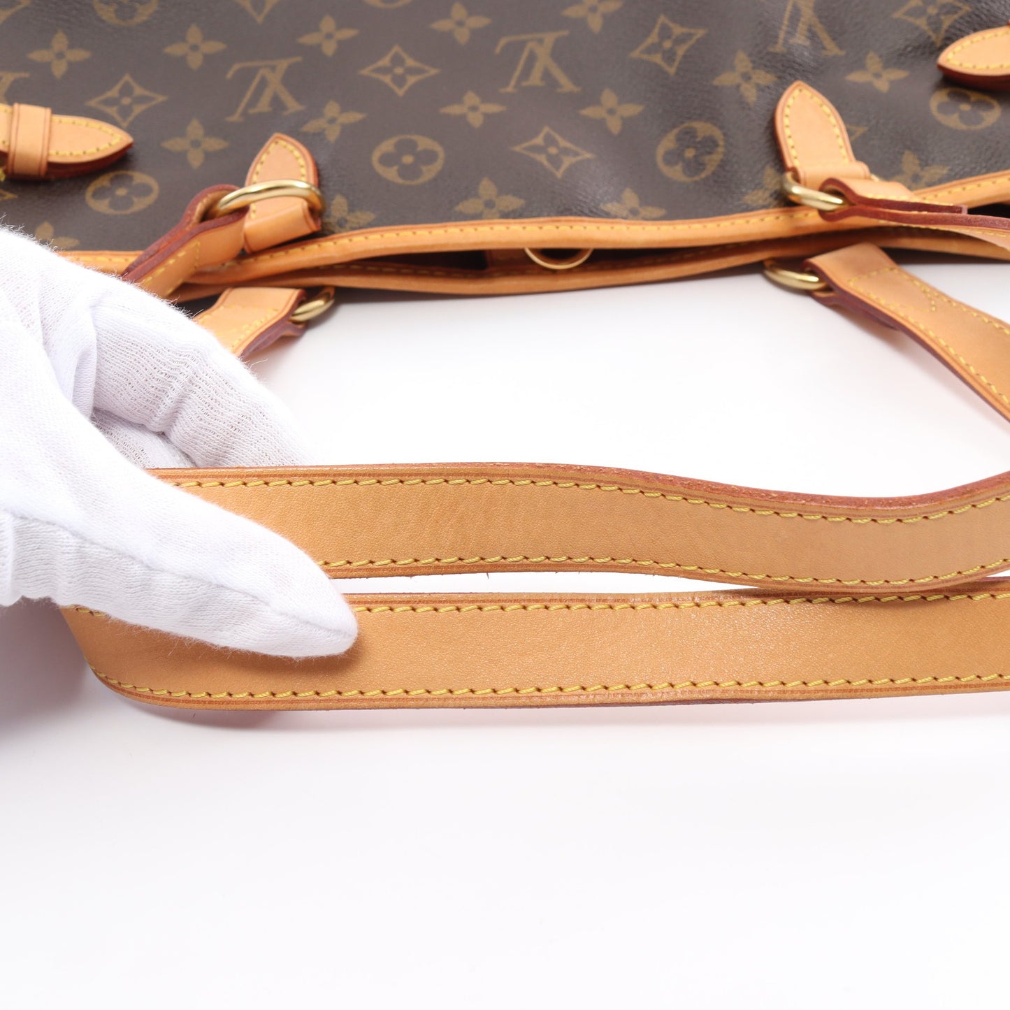 バティニョール オリゾンタル モノグラム ショルダーバッグ PVC レザー ブラウン ルイヴィトン バッグ LOUIS VUITTON