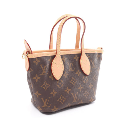 ネヴァーフルBB モノグラム ベージュ ハンドバッグ PVC レザー ブラウン 2WAY ルイヴィトン バッグ LOUIS VUITTON