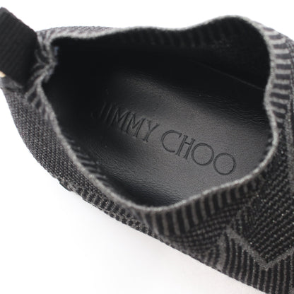 Norway スターパターン スニーカー ニットファブリック ブラック グレー ジミーチュウ シューズ JIMMY CHOO