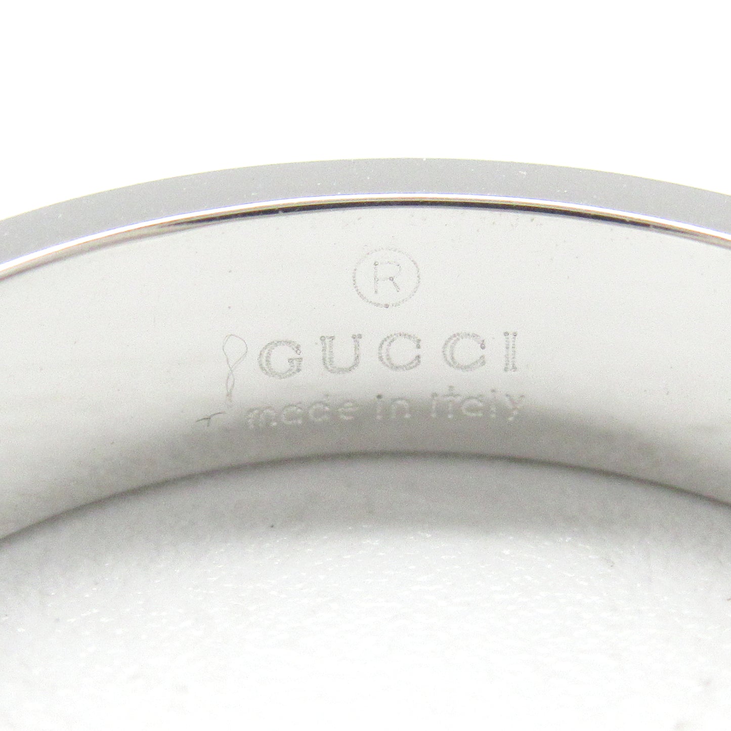 アイコン リング リング 指輪 K18WG（ホワイトゴールド） アイボリー グッチ アクセサリー GUCCI