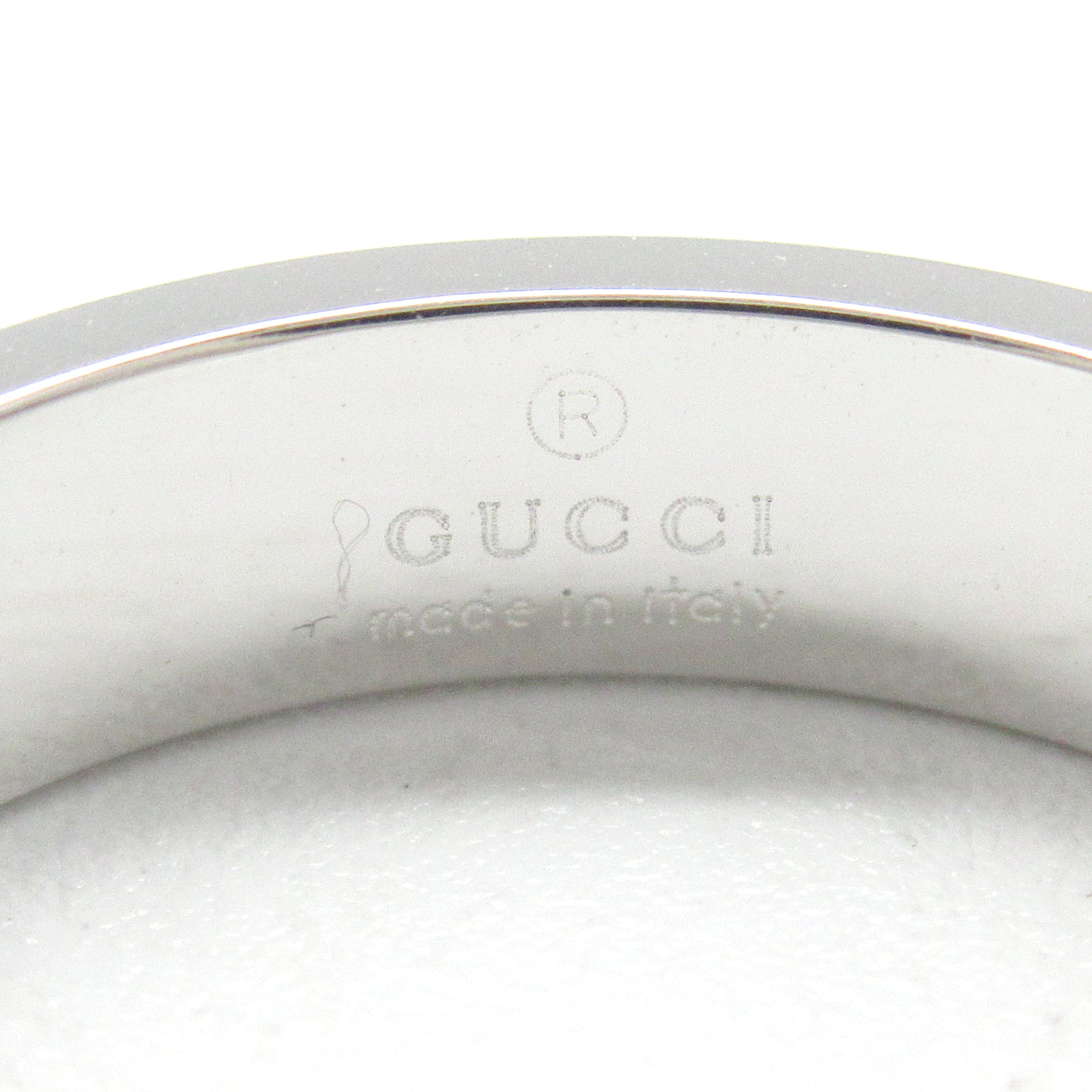 アイコン リング リング 指輪 K18WG（ホワイトゴールド） アイボリー グッチ アクセサリー GUCCI