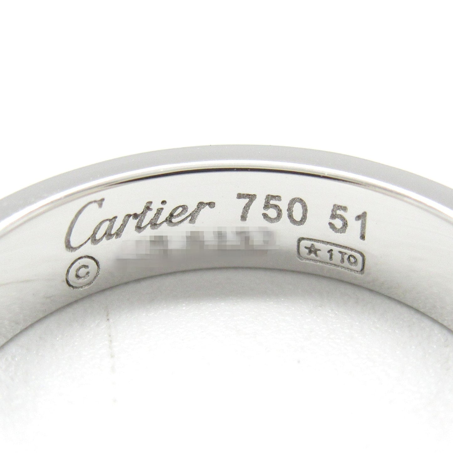 ハッピーバースデー リング リング 指輪 K18WG（ホワイトゴールド） シルバー カルティエ アクセサリー Cartier