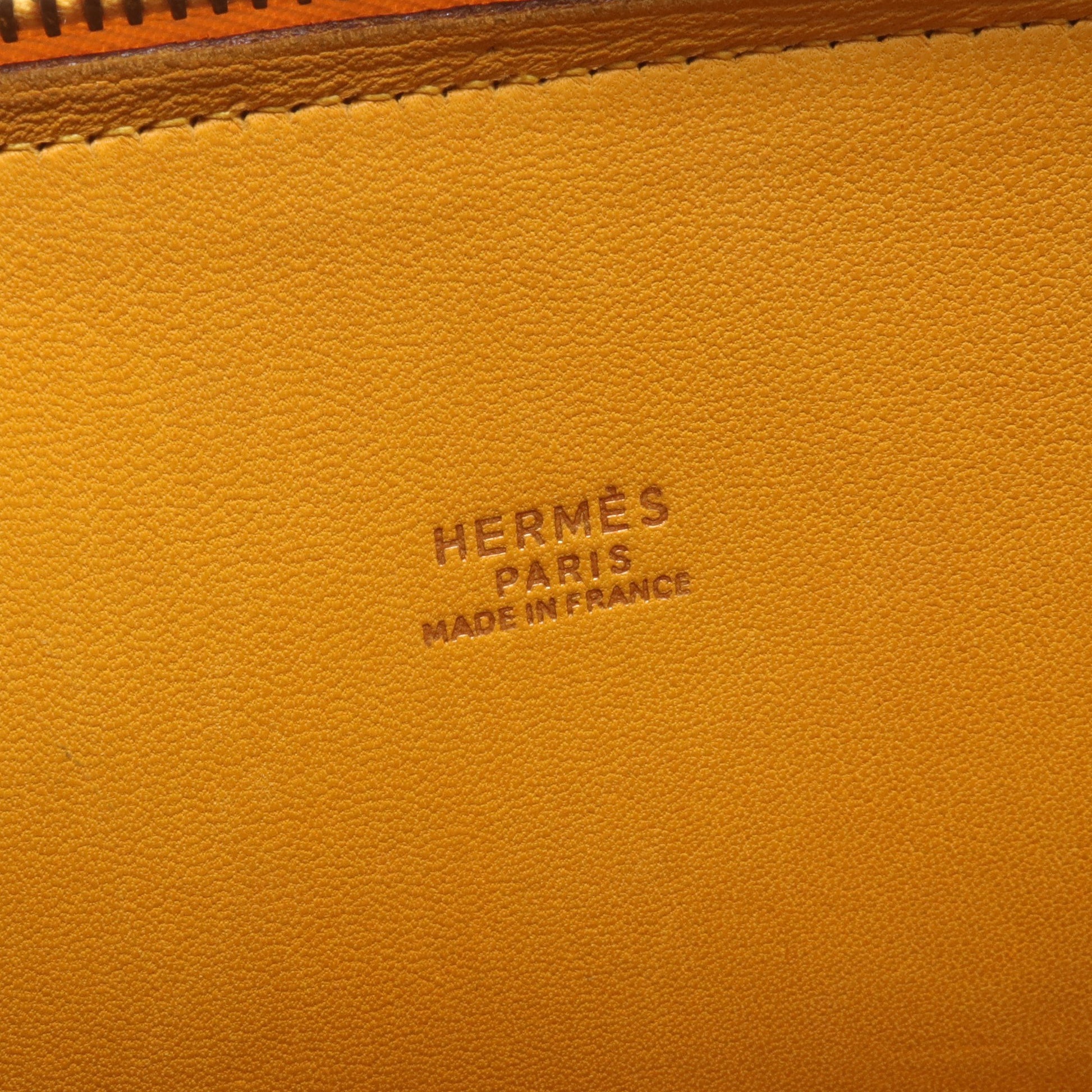 ボリード37 ジョーヌ ゴールド ハンドバッグ クシュベル イエロー ゴールド金具 2WAY ○X刻印 エルメス バッグ HERMES