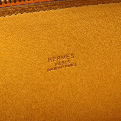 ボリード37 ジョーヌ ゴールド ハンドバッグ クシュベル イエロー ゴールド金具 2WAY ○X刻印 エルメス バッグ HERMES