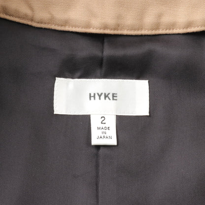 トレンチコート コットン ベージュ ハイク アウター HYKE