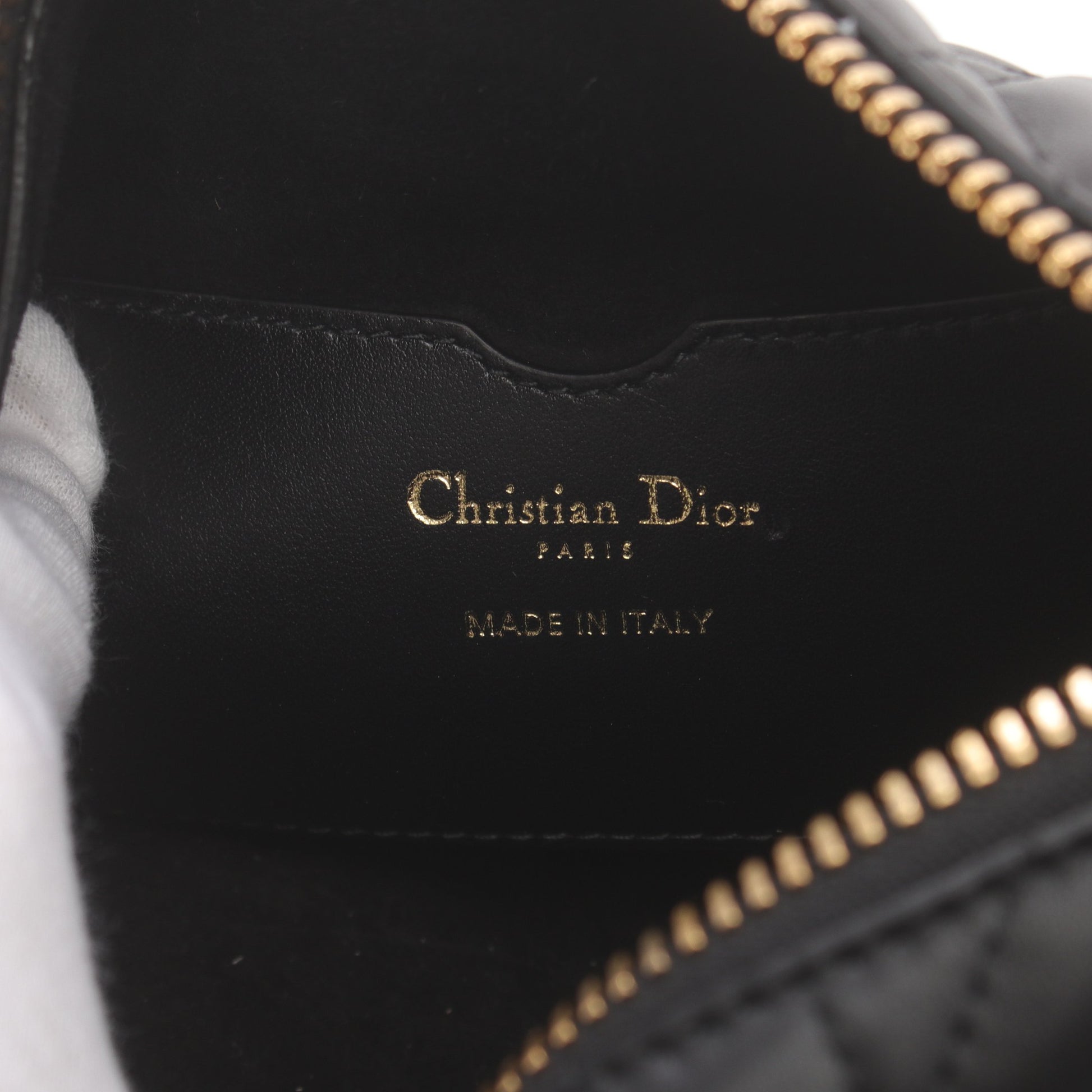 VIBE ホーボー カナージュ ショルダーバッグ レザー ブラック ホワイト 2WAY クリスチャンディオール バッグ Christian Dior