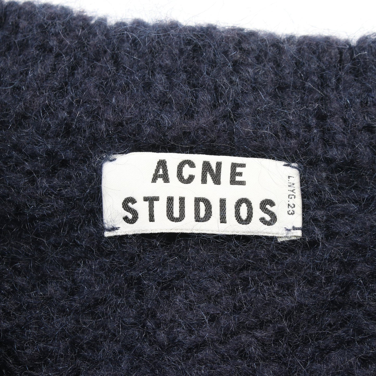 ニット Vネック モヘヤ ネイビー アクネストゥディオズ トップス Acne Studios