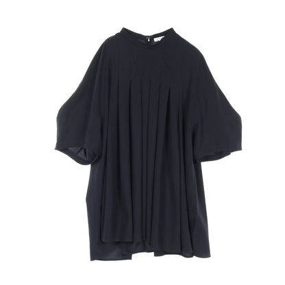 VOLUME CIRCULAR PULLOVER ブラウス ネイビー エンフォルド