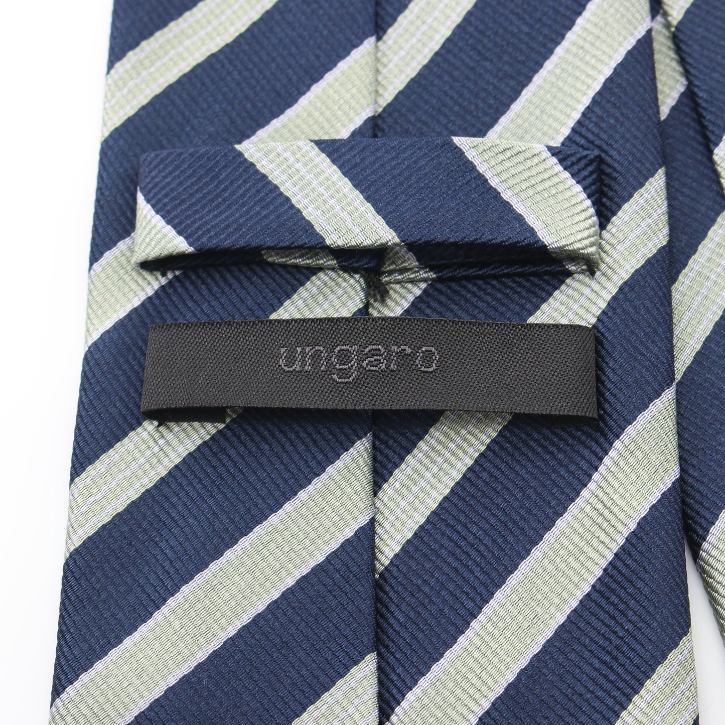 ネクタイ シルク ネイビー ライトグリーン ライトグレー ウンガロ 財布・小物 Ungaro