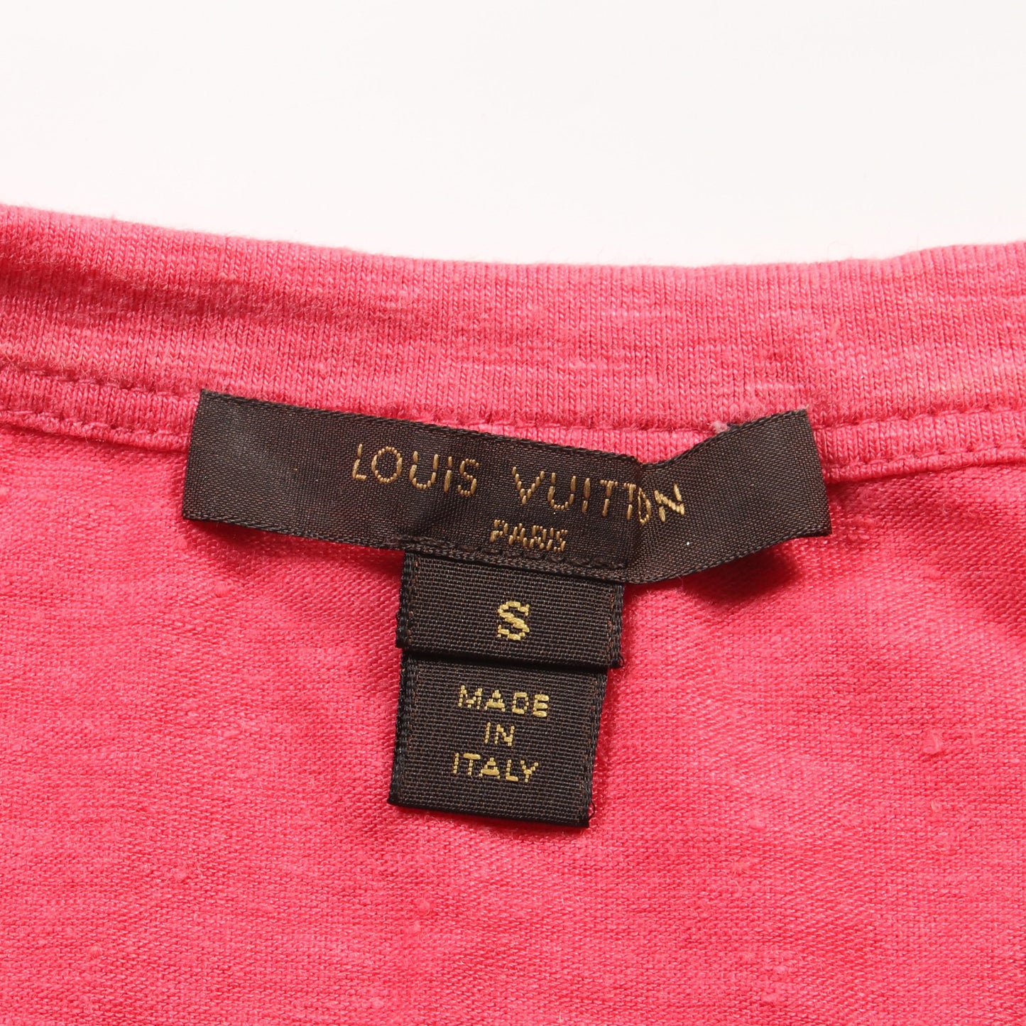 モノグラム Tシャツ レース リネン ピンク ルイヴィトン トップス LOUIS VUITTON