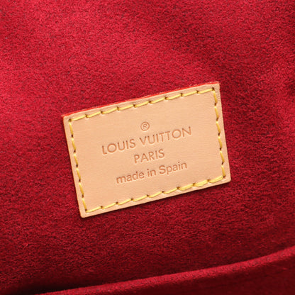 ミツィ モノグラム ハンドバッグ PVC レザー ブラウン ルイヴィトン バッグ LOUIS VUITTON