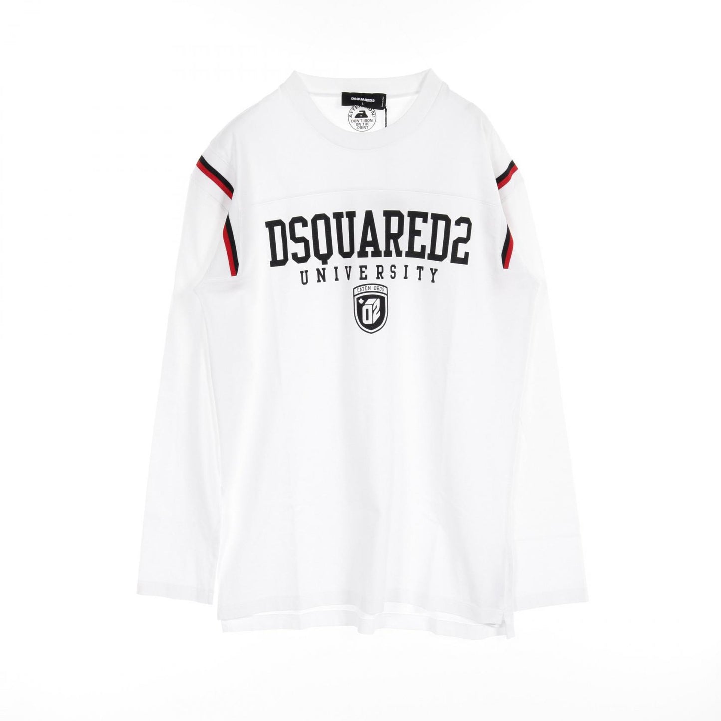 Varsity Fit Tee トップス コットン ホワイト ブラック レッド ディースクエアード トップス DSQUARED2