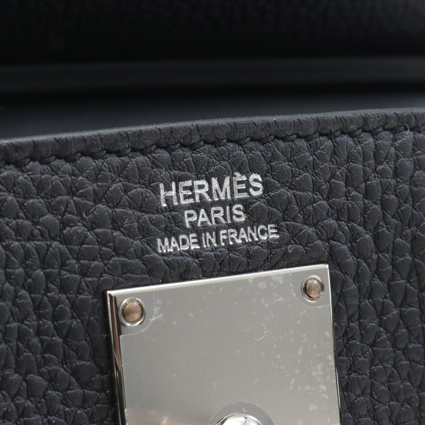 ケリーアッカドPM ボディバッグ トゴ ブラック シルバー金具 W刻印 エルメス バッグ HERMES