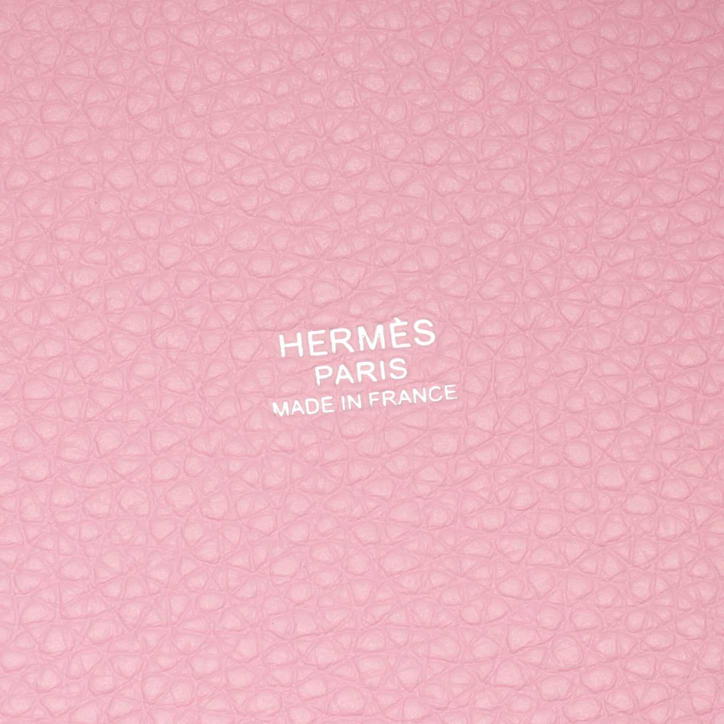 ピコタンロックPM モーヴシルベストル ハンドバッグ トリヨンクレマンス ライトピンク シルバー金具 B刻印 エルメス バッグ HERMES