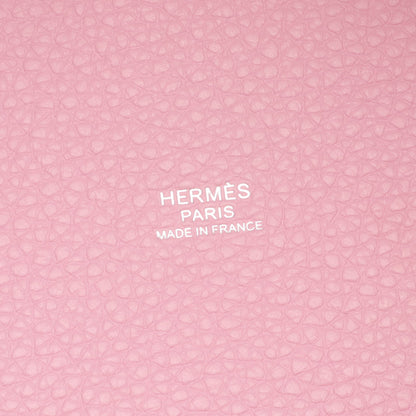 ピコタンロックPM モーヴシルベストル ハンドバッグ トリヨンクレマンス ライトピンク シルバー金具 B刻印 エルメス バッグ HERMES