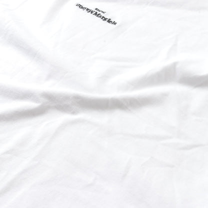 ディストーテッド Tシャツ ロゴ刺繍 コットン ホワイト メゾンマルジェラ10 トップス Maison Margiela 10