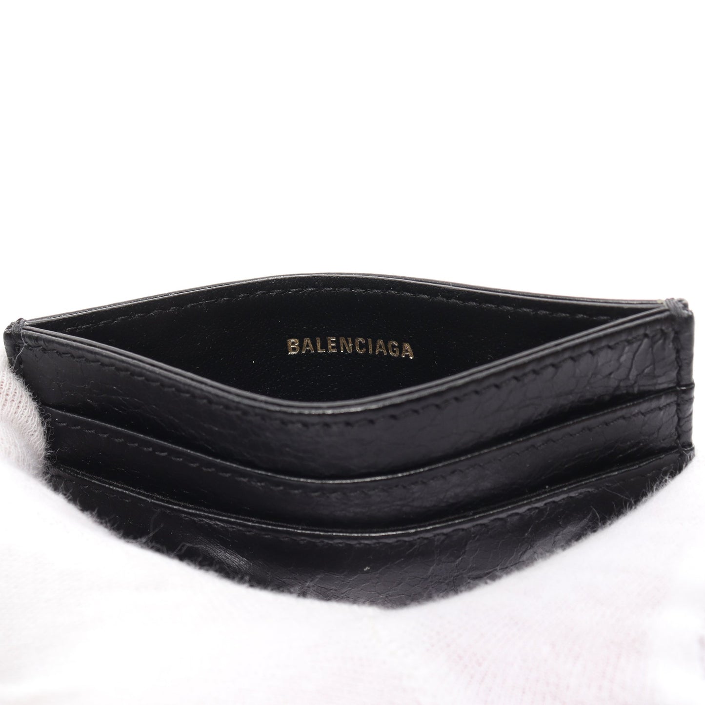 モナコ カードケース レザー ブラック バレンシアガ 財布・小物 BALENCIAGA