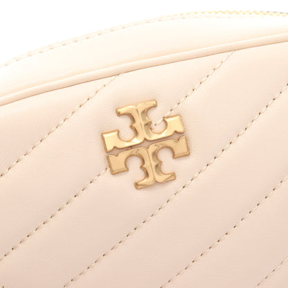 キラ シェブロン カメラバッグ チェーンショルダーバッグ レザー アイボリー トリーバーチ バッグ TORY BURCH