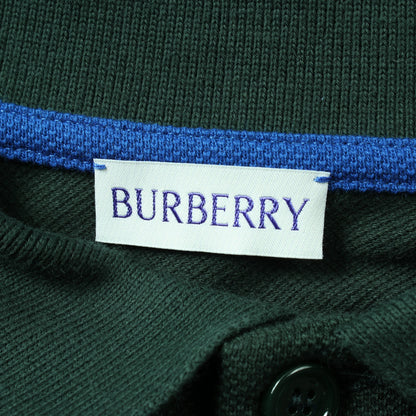 ポロシャツ コットン グリーン バーバリー トップス BURBERRY