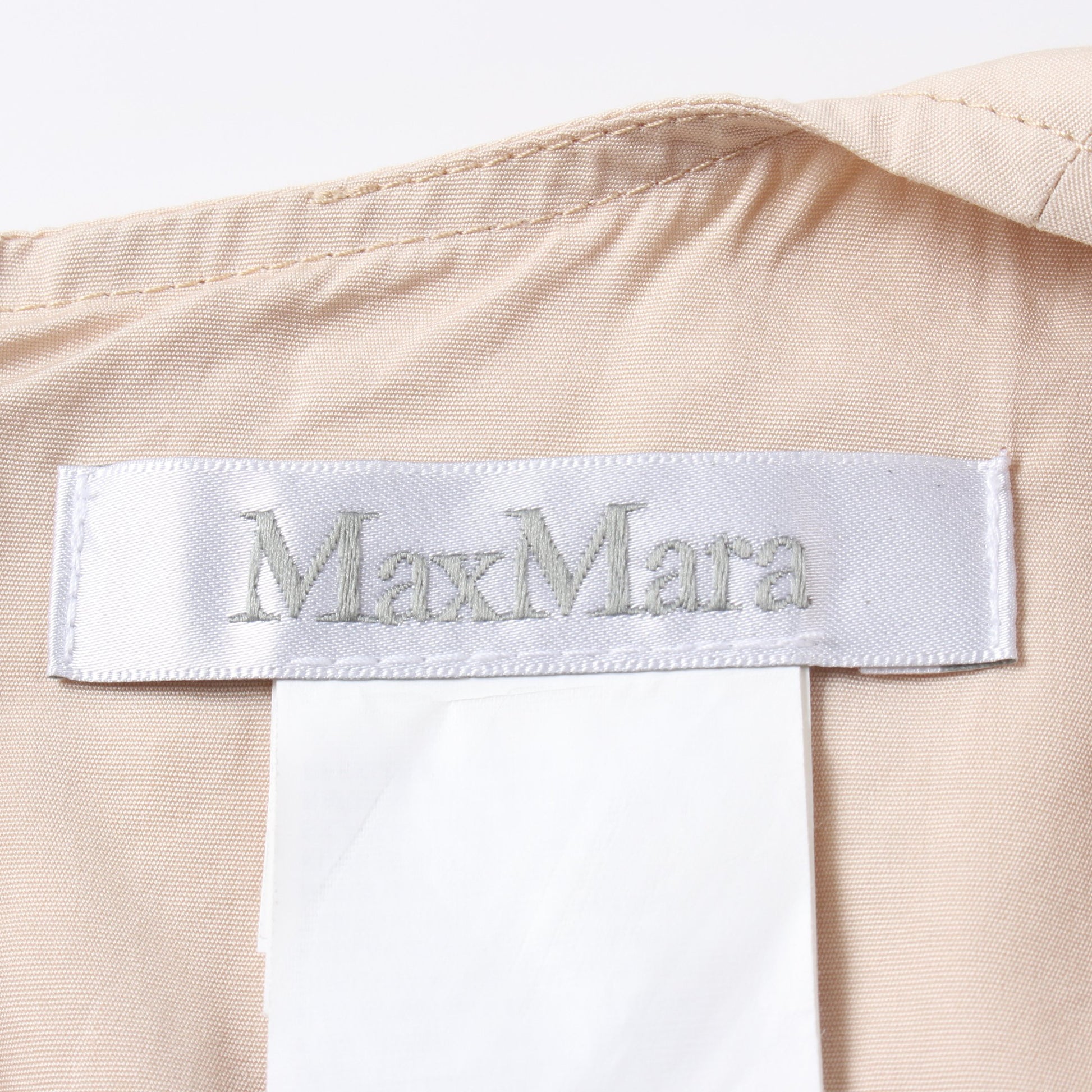 ラップワンピース コットン ベージュ マックスマーラ ワンピース Max Mara