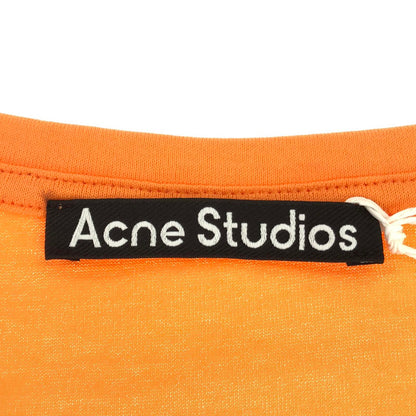 シャツ コットン オレンジ アクネ トップス Acne