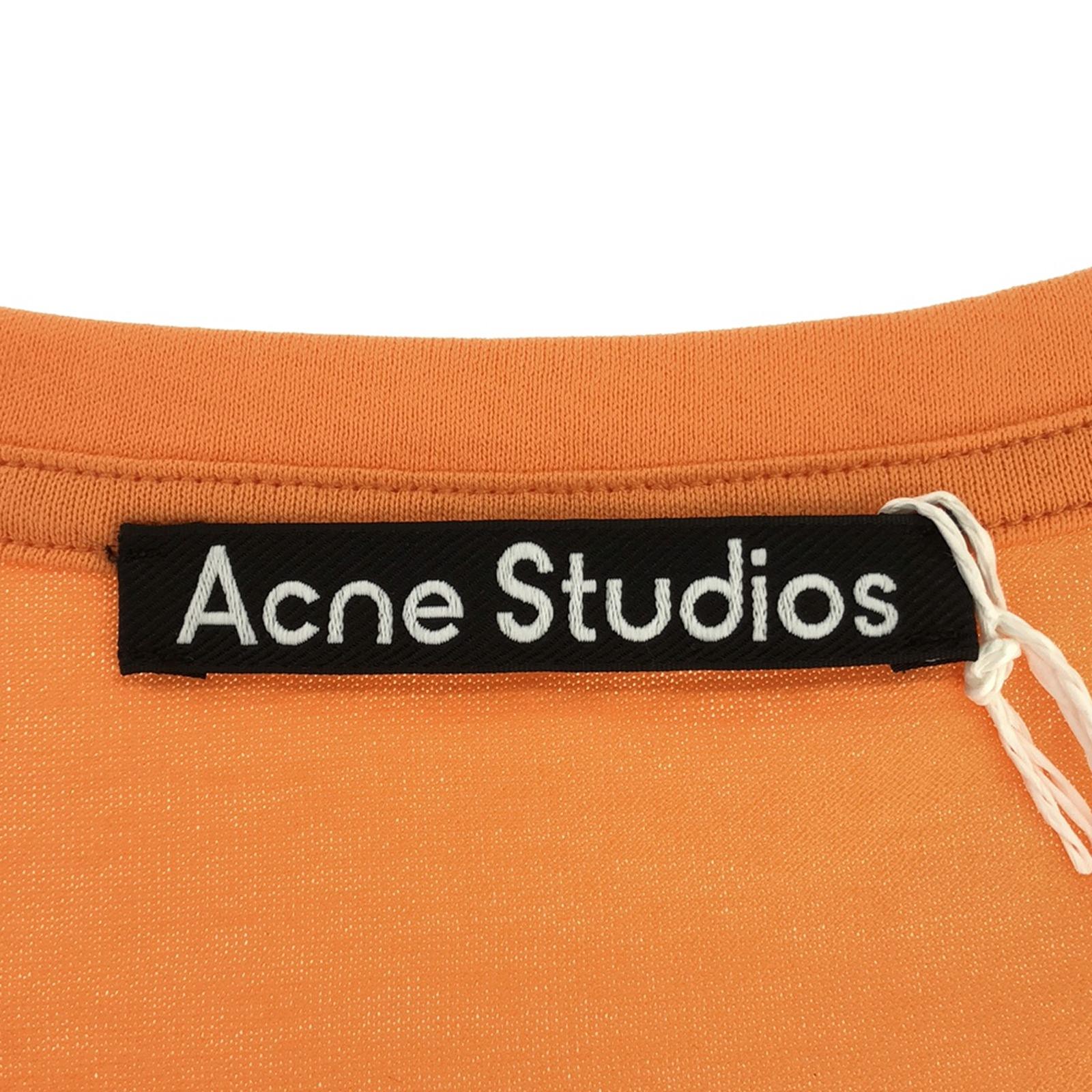 Tシャツ コットン オレンジ アクネ トップス Acne