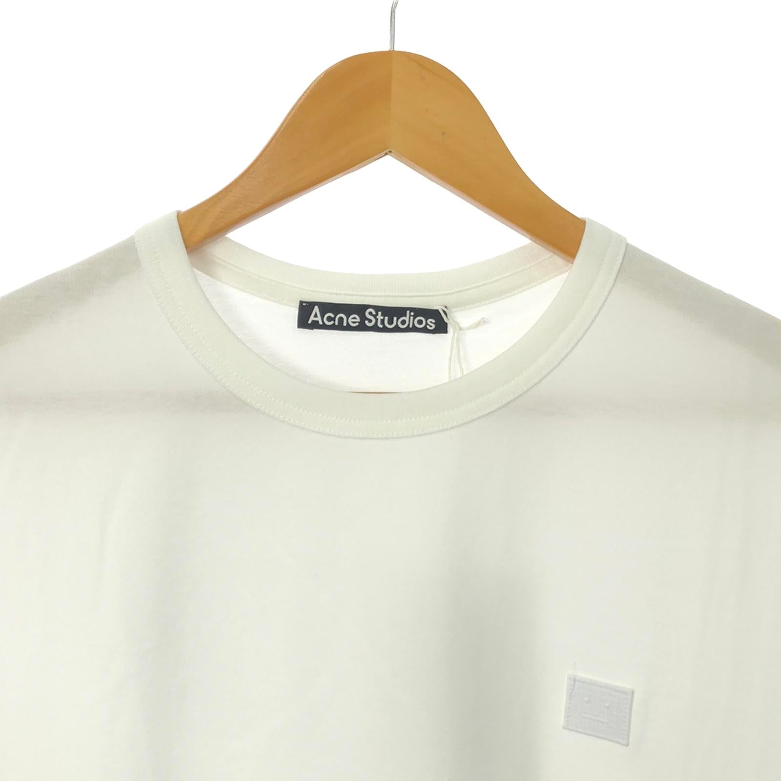 Tシャツ コットン ホワイト アクネ トップス Acne