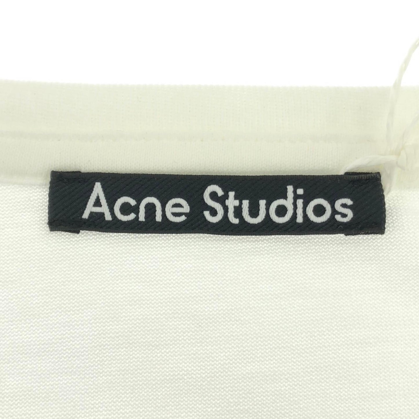 Tシャツ コットン ホワイト アクネ トップス Acne