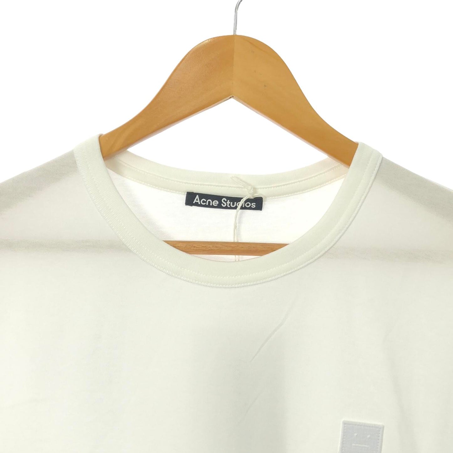 Tシャツ コットン ホワイト アクネ トップス Acne