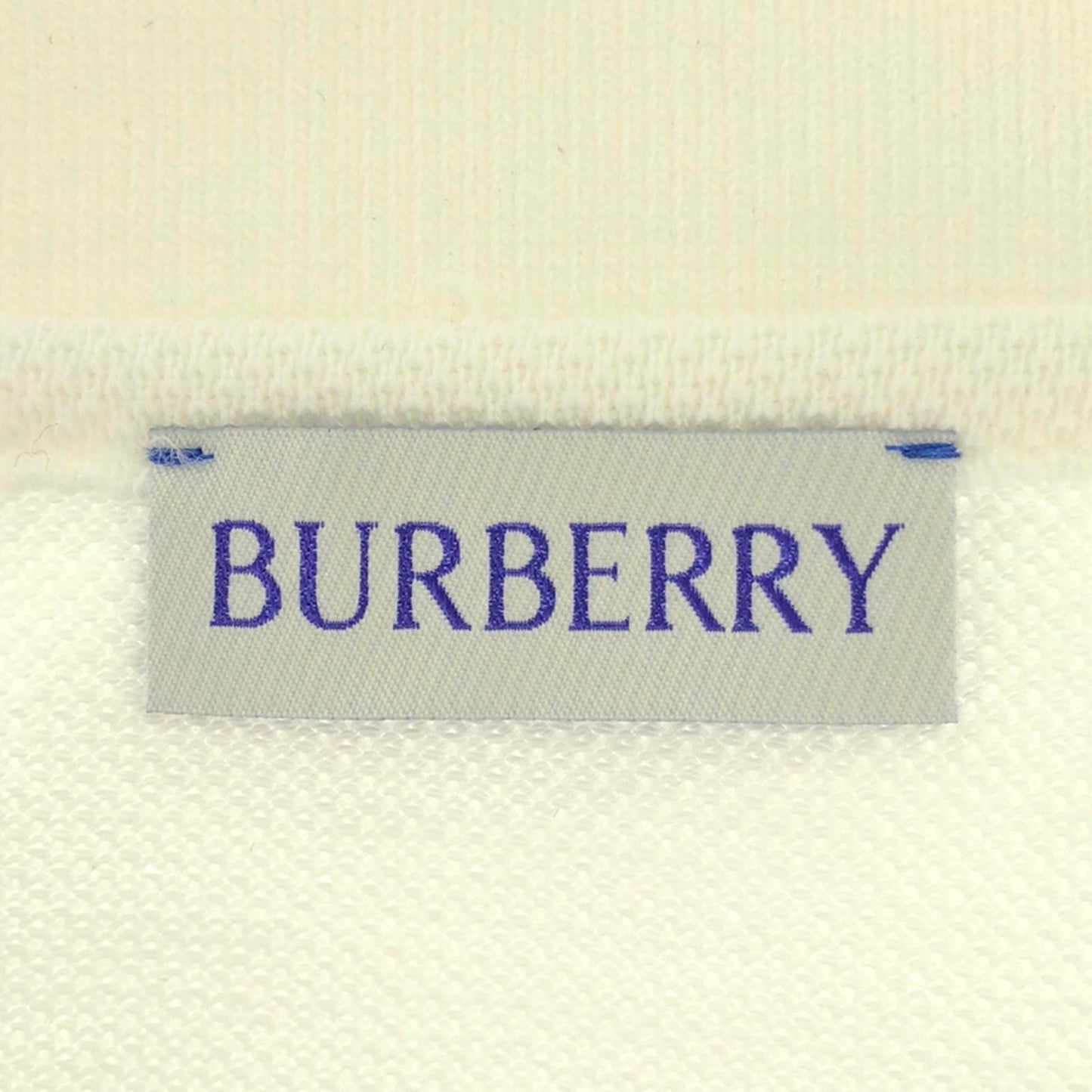 ポロシャツ コットン ホワイト バーバリー トップス BURBERRY