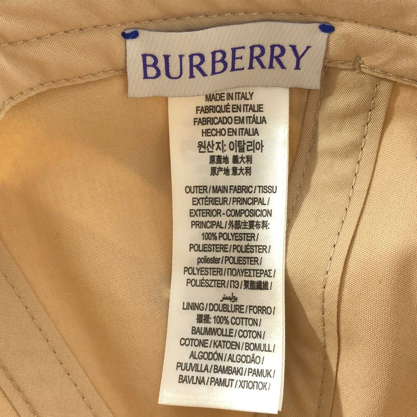 キャップ キャップ ベージュ バーバリー 財布・小物 BURBERRY