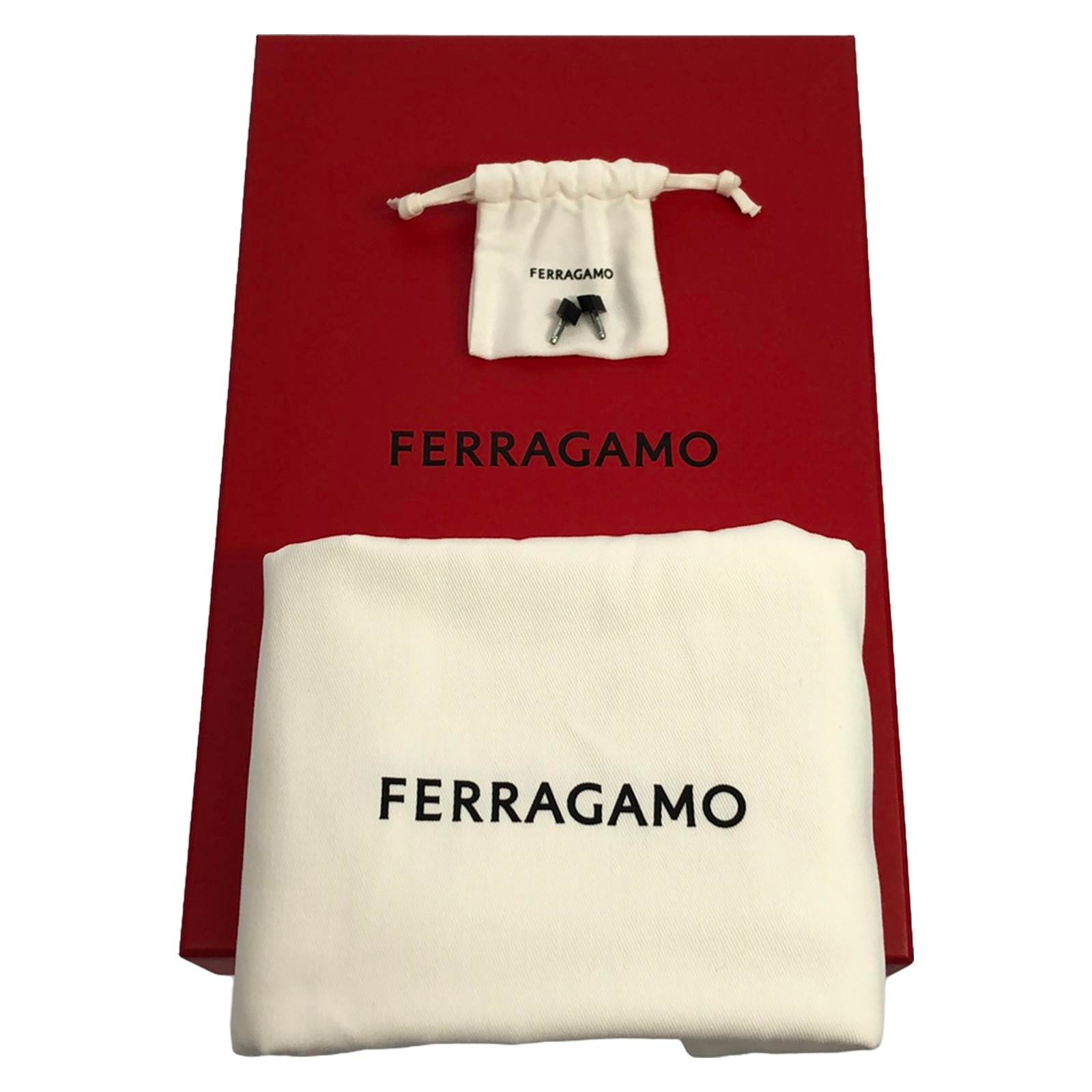 ミュール サンダル レザー ブラック サルヴァトーレフェラガモ シューズ Salvatore Ferragamo