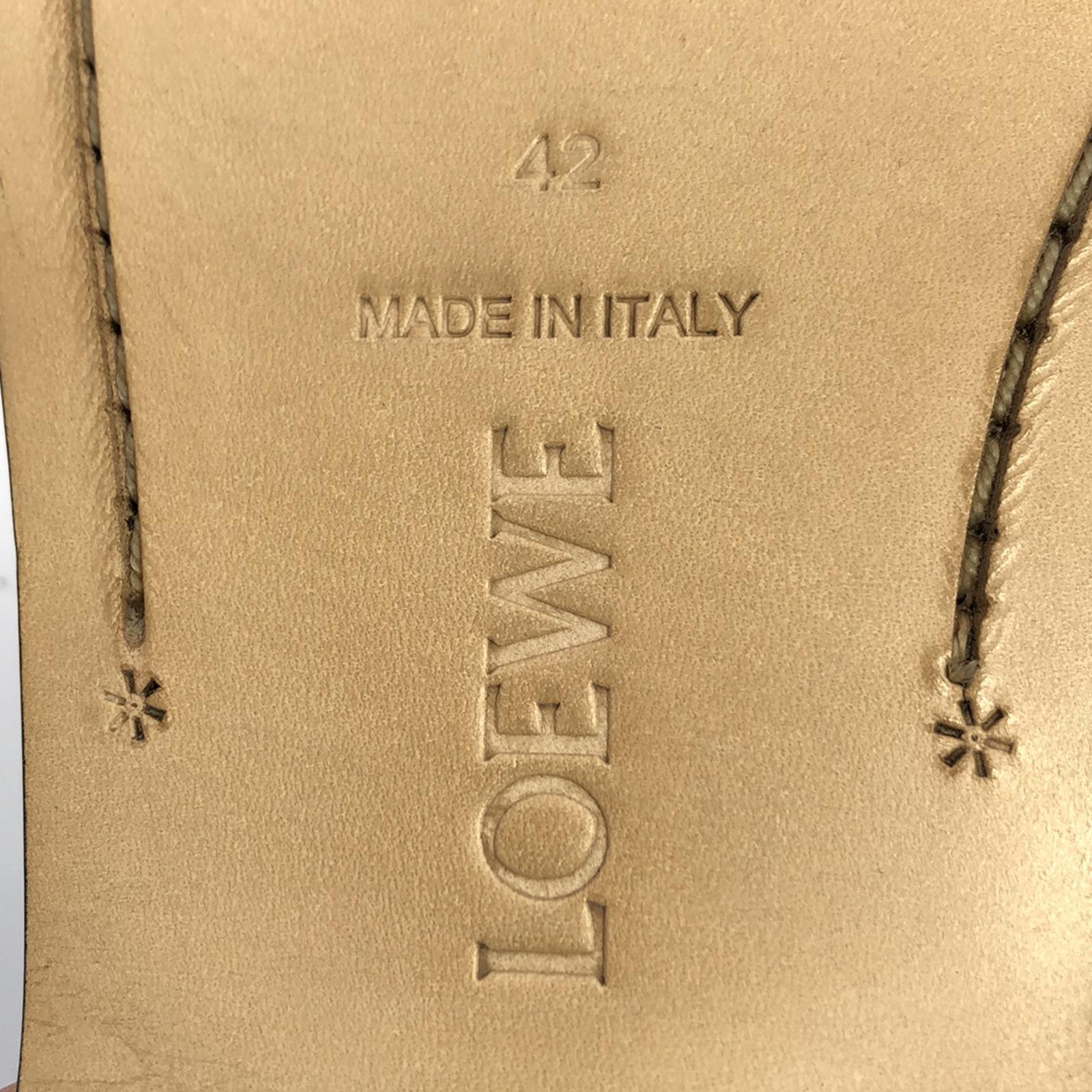 サンダル レザー ブラック ロエベ シューズ LOEWE