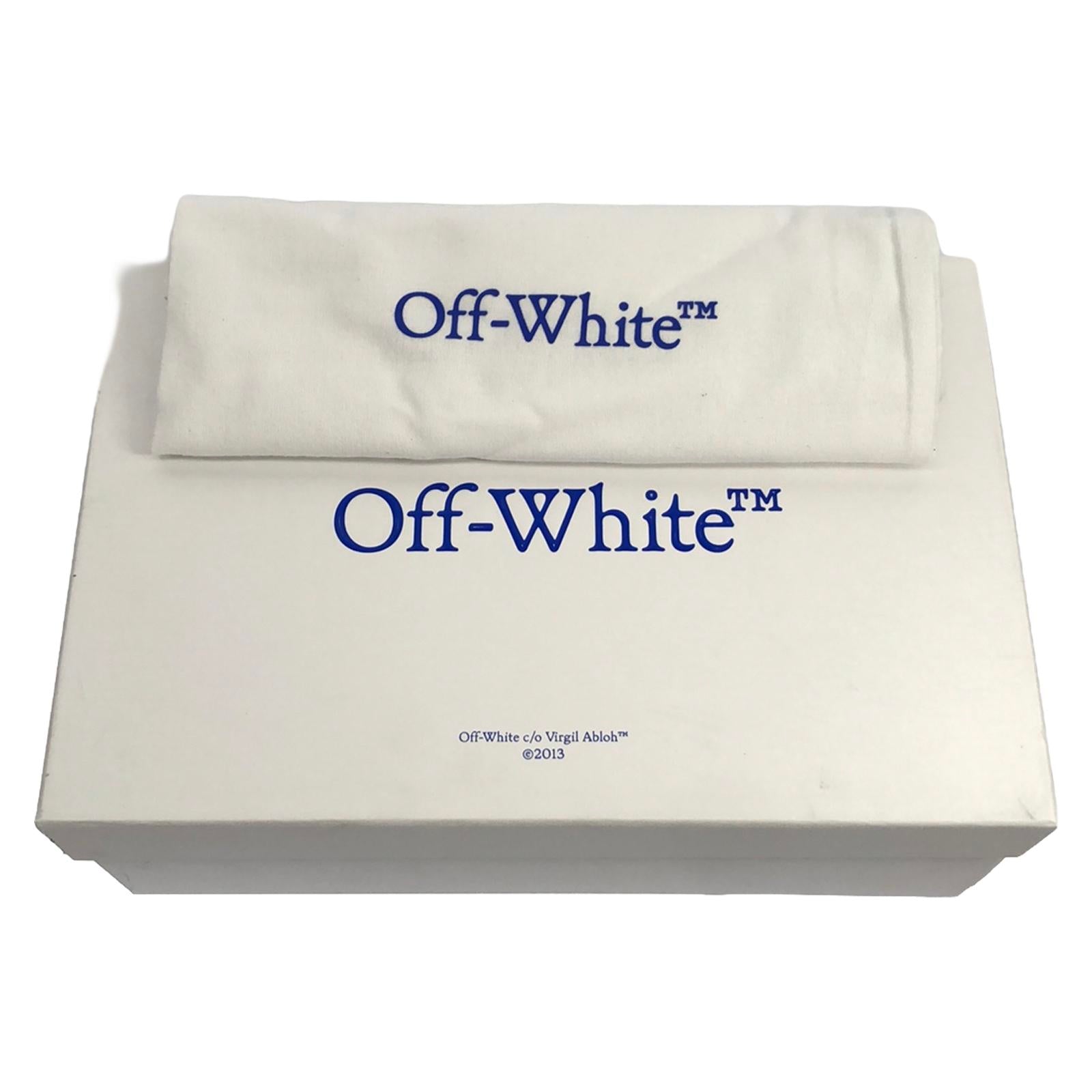 サンダル レザー ブラック オフホワイト シューズ OFF-WHITE