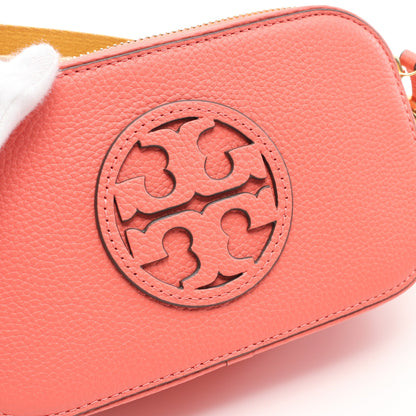 MILLER ミラー ミニ クロスボディ ショルダーバッグ レザー コーラルピンク トリーバーチ バッグ TORY BURCH