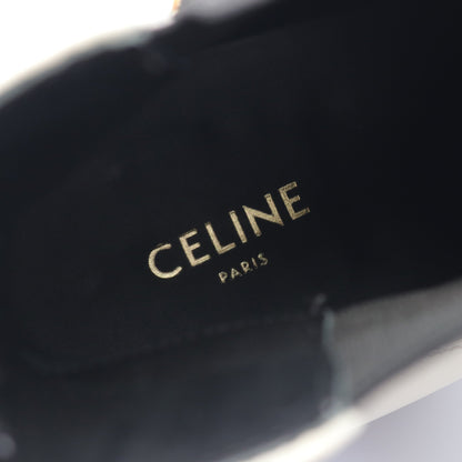 SAINT GERMAIN DES PRES サイドゴアブーツ レザー ホワイト ブラック セリーヌ シューズ CELINE