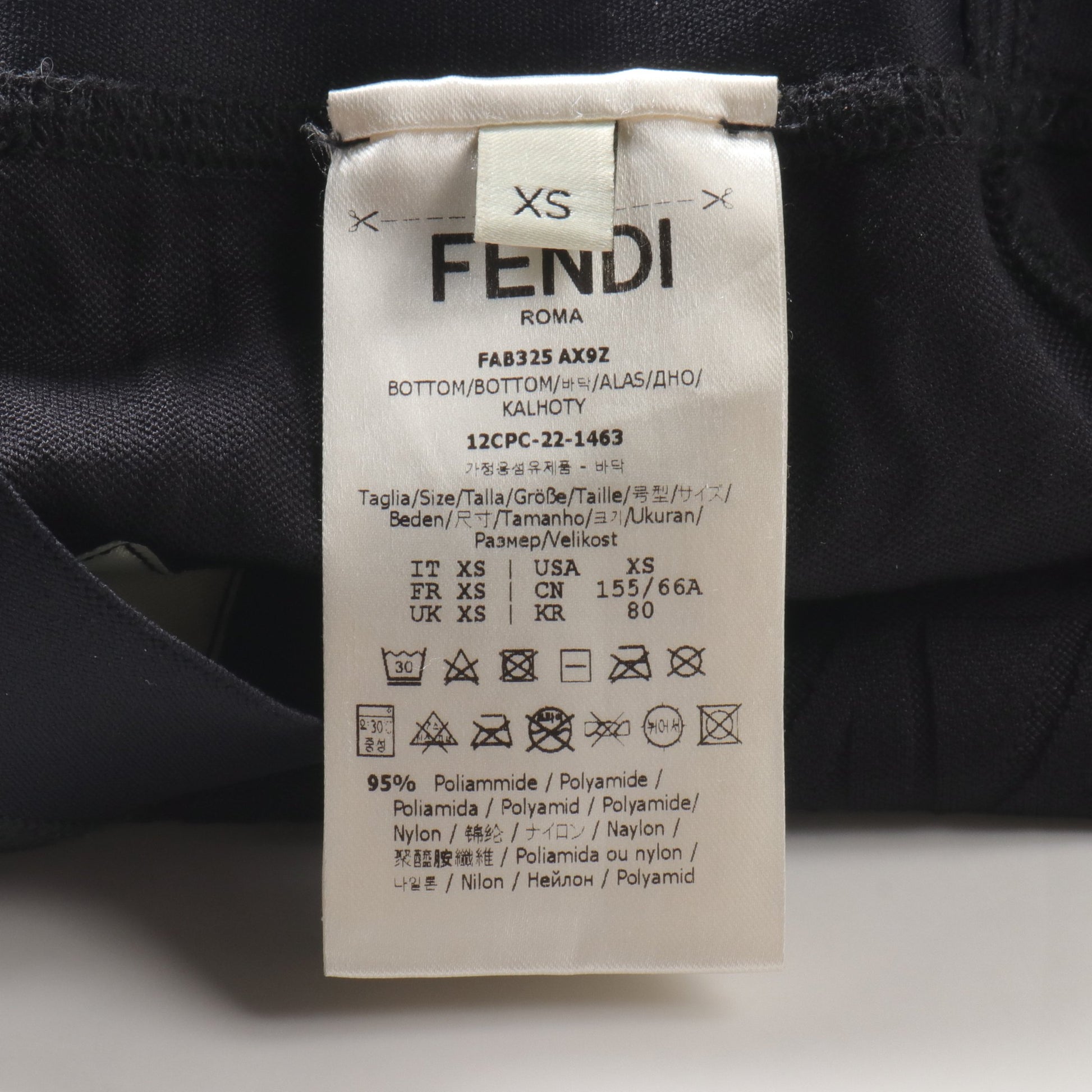 FENDI × MARC JACOBS レギンス パンツ ナイロン ブラック フェンディ ボトムス FENDI