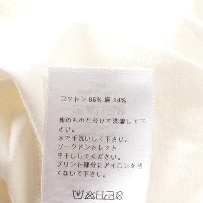 Tシャツ コットン リネン オフホワイト クリスチャンディオール トップス Christian Dior