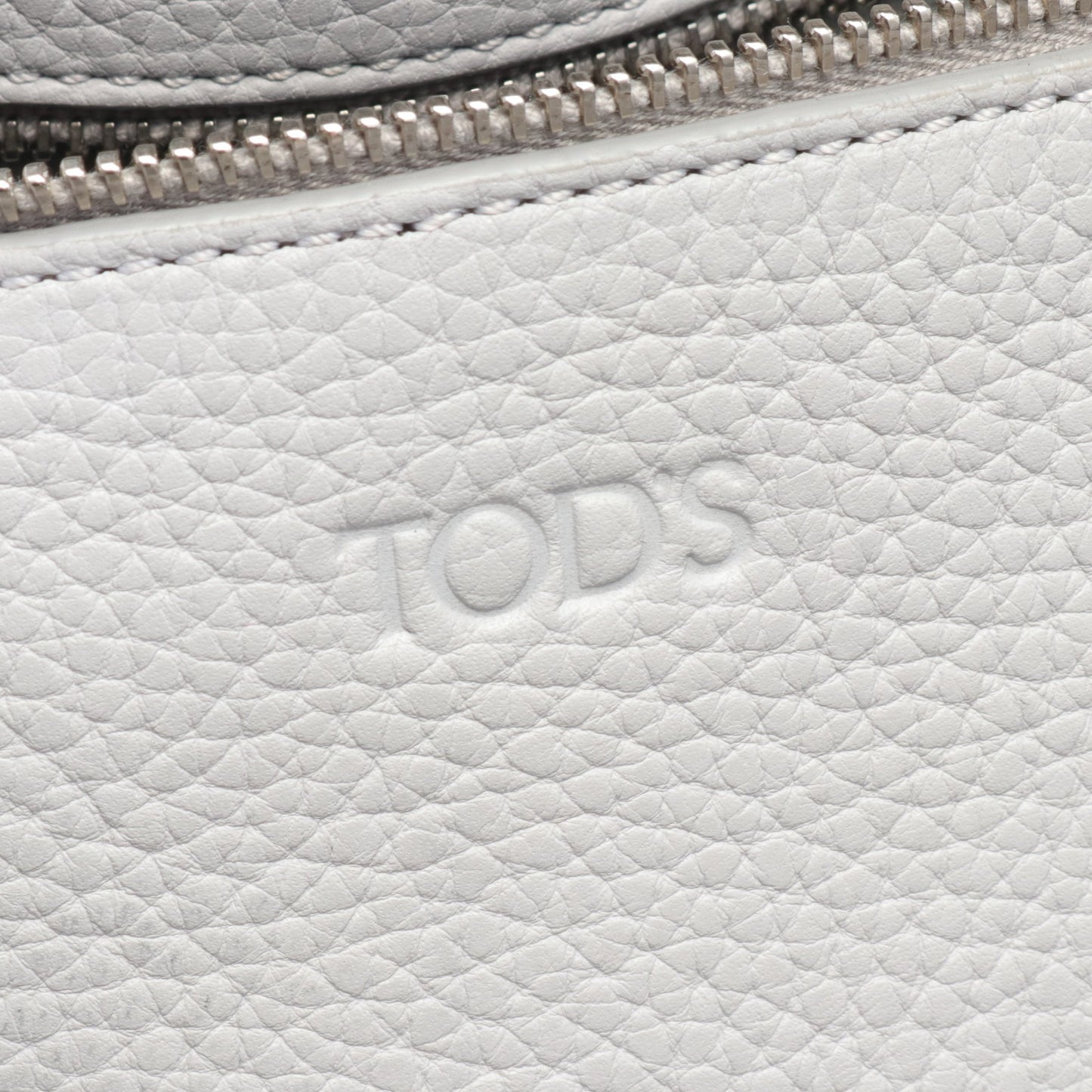 ショルダーバッグ トートバッグ レザー ライトグレー トッズ バッグ TOD'S