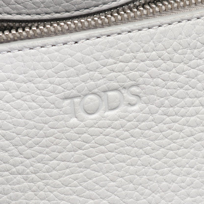 ショルダーバッグ トートバッグ レザー ライトグレー トッズ バッグ TOD'S