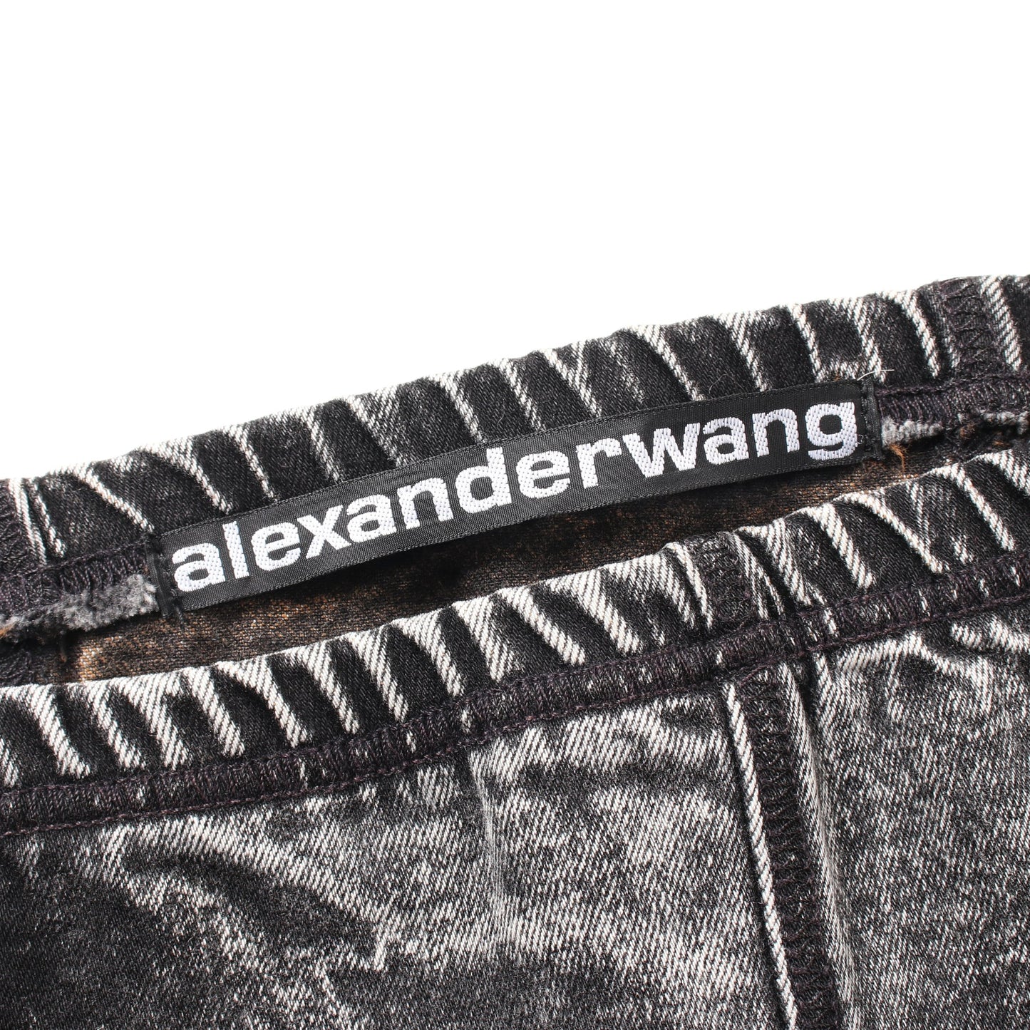 ショート デニムパンツ コットン ダークグレー アレキサンダーワン ボトムス ALEXANDER WANG