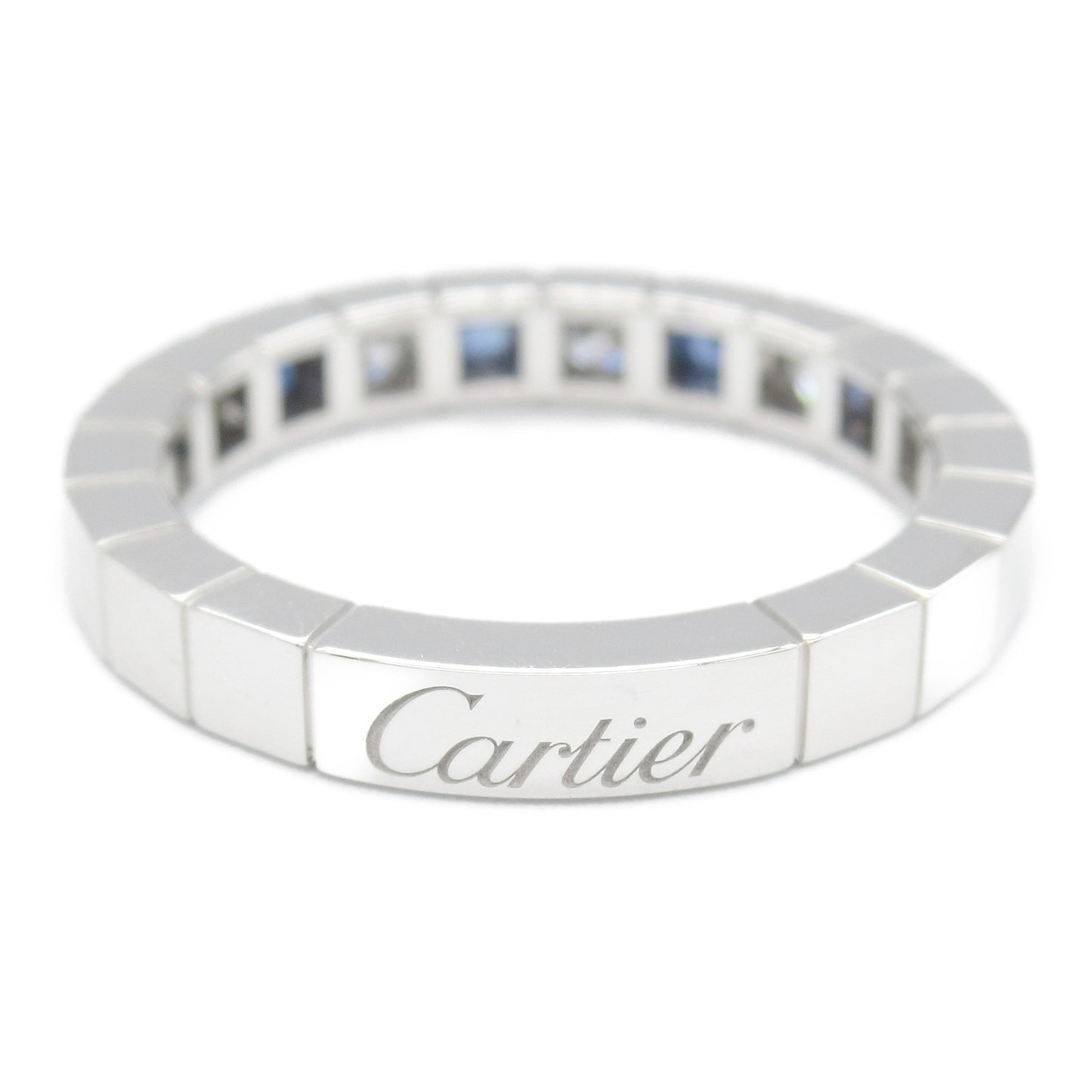 ラニエールリング リング 指輪 K18WG（ホワイトゴールド） ダイヤモンド サファイア シルバー カルティエ アクセサリー Cartier